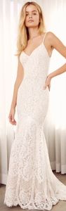 Lulu's Flynn White Lace Maxi Dress